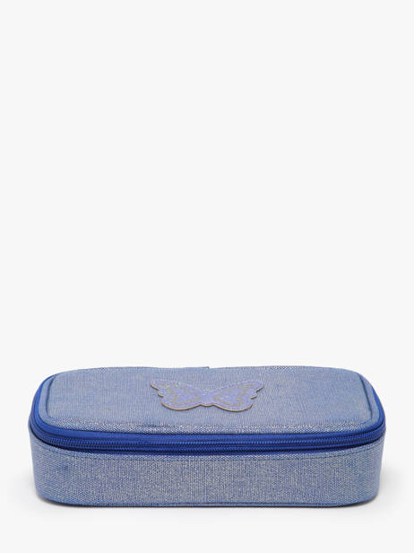 Pennenzak 1 Compartiment Boheme Caramel et cie Blauw boheme FI